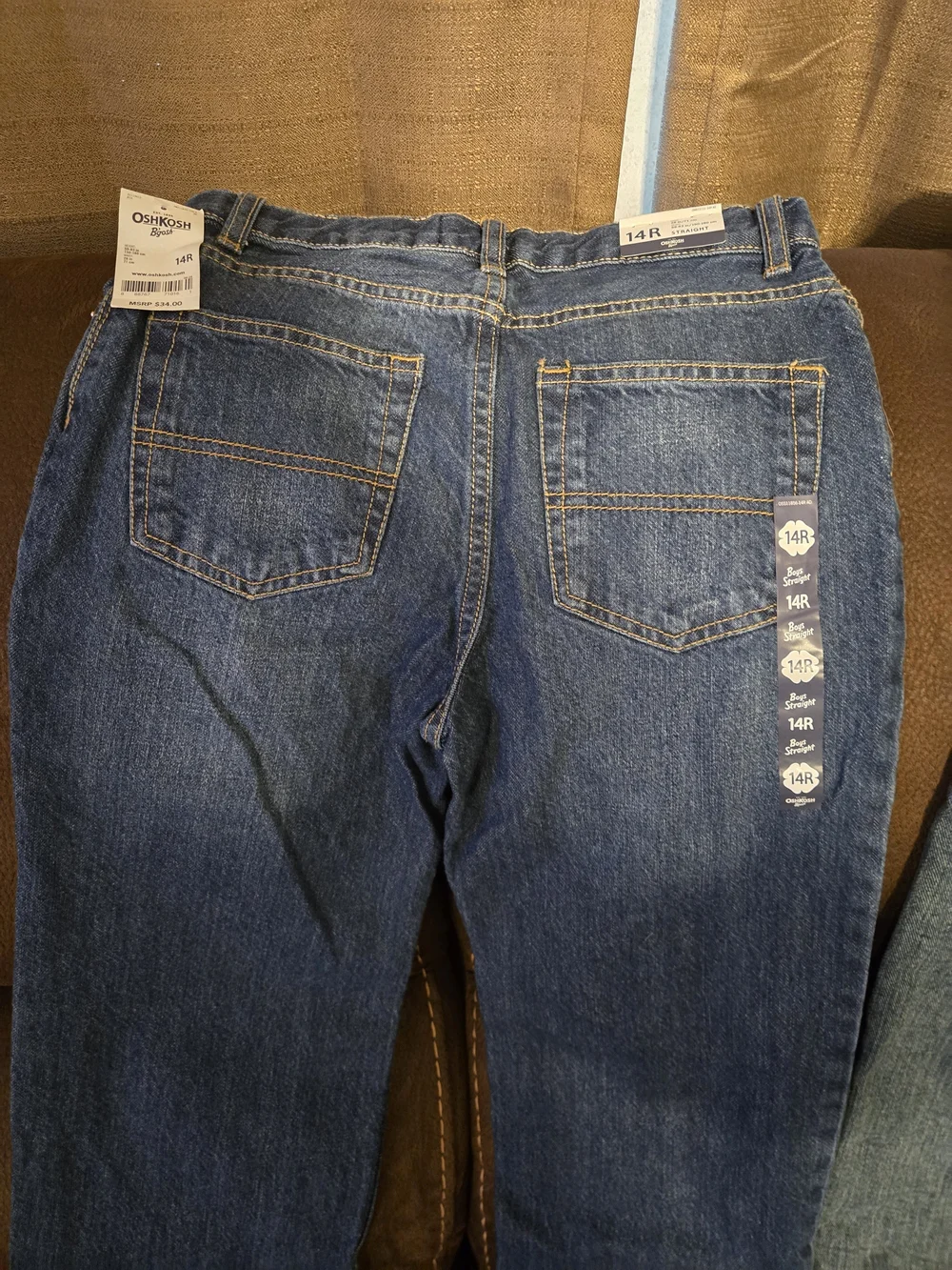Lee & OshKosh Straight Leg Kids Jeans Duo - Blue Denim